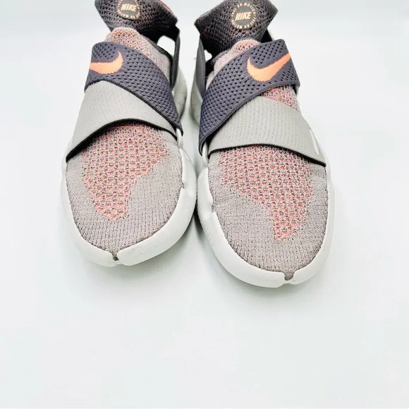 Nike shoes Free RN Motion Flyknit Running Shoes gray and orange Women Size 7.5 - Picture 7 of 10